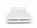 Białe łóżko drewniane - Arizona 160x200 | Łóżko i materac