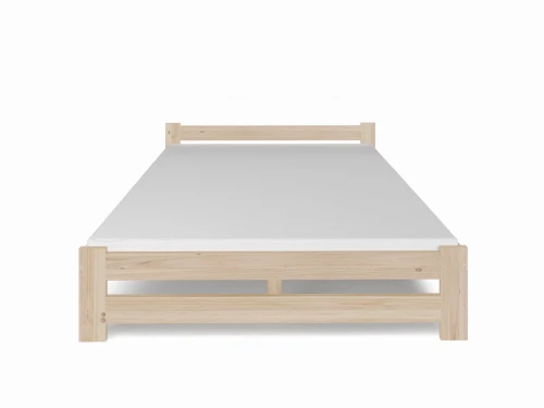 Łóżko drewniane - 140x200 Dakota | Łóżko i materac