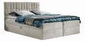  Łóżko kontynentalne Olvera z pojemnikiem, materacem i toperem 