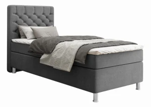 Łóżko 70x200 Tapicerowane hotelowe Aversa + Materac + Toper Tkaniny I Kolory Do Wyboru