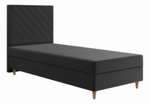 Łóżko 70x200 Tapicerowane hotelowe Sortino + Materac + Toper Tkaniny I Kolory Do Wyboru