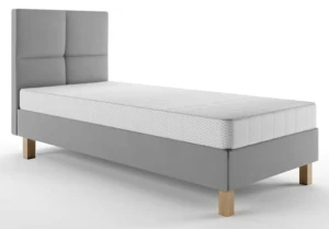 Łóżko 70x200 Tapicerowane hotelowe Arcola + Materac + Toper Tkaniny I Kolory Do Wyboru