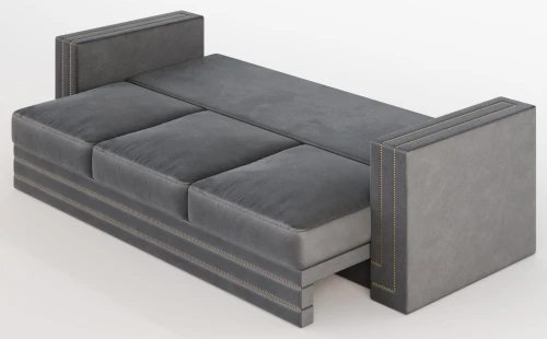 Sofa Ronta 3-osobowa - Funkcja Spania | Styl Skandynawski | + Pojemnik | Tkaniny kolory do wyboru