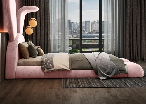 Łóżko młodzieżowe z pojemnikiem Rabbit + LED | Kolory do wyboru