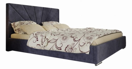 Łóżko tapicerowane z pojemnikiem Adria