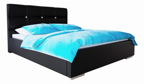 Łóżko tapicerowane z pojemnikiem Savona