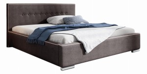 Łóżko tapicerowane z pojemnikiem Tavira