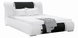 Łóżko tapicerowane z pojemnikiem Tondela