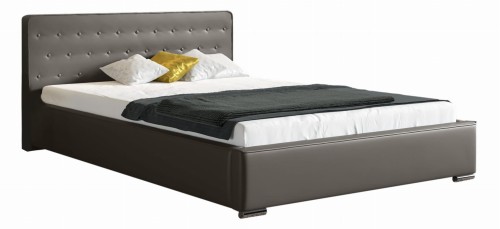 Łóżko tapicerowane z pojemnikiem Vitoria