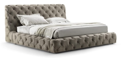 Łóżko tapicerowane z pojemnikiem Volparo