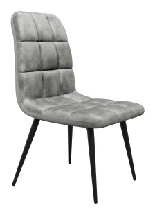 Krzesło Tapicerowane BiG 042 Welur Szare 