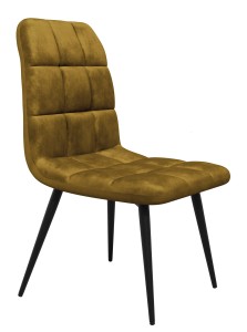 Krzesło Tapicerowane BiG 042 Welur Curry