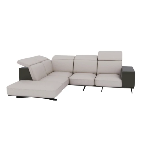 Sofa Narożnik Ranchio z regulowanymi zagłówkami