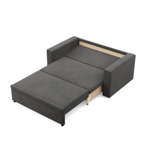 Sofa NUORO 2-osobowa Prosty Bok - Funkcja Spania | Pojemnik | Kolory do wyboru