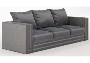Sofa Ronta 3-osobowa - Funkcja Spania | Styl Skandynawski | + Pojemnik | Tkaniny kolory do wyboru