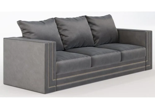 Sofa Ronta 3-osobowa - Funkcja Spania | Styl Skandynawski | + Pojemnik | Tkaniny kolory do wyboru