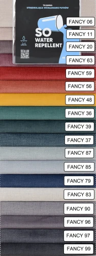 Sofa NUORO 2-osobowa Ścięty Bok - Funkcja Spania | Pojemnik | Kolory do wyboru 