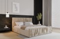 Łóżko tapicerowane z pojemnikiem Aviano
