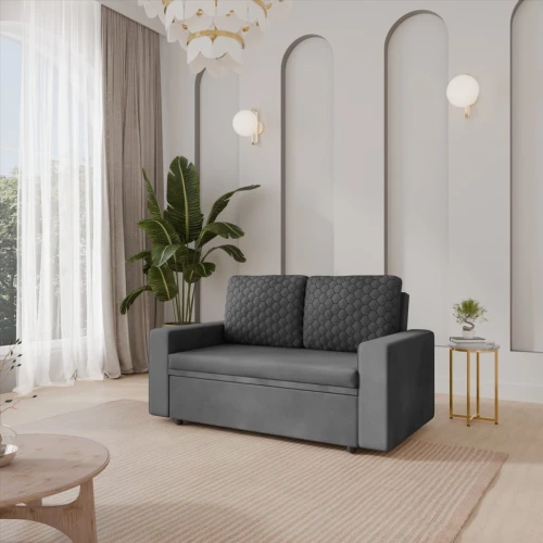 Sofa ROSA 2-osobowa - Funkcja Spania | Pojemnik | Kolory do wyboru