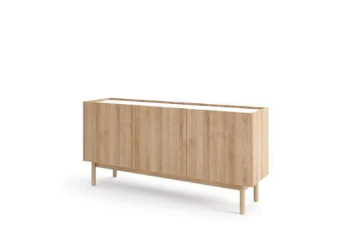 Komoda BOHO K144/68 Dąb riviera złoty , marmur bianco