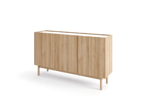 Komoda BOHO K144/83 Dąb riviera złoty , marmur bianco 