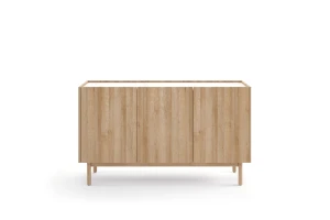 Komoda BOHO K144/83 Dąb riviera złoty , marmur bianco 