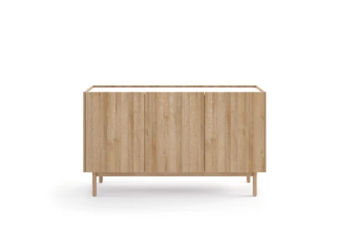 Komoda BOHO K144/83 Dąb riviera złoty , marmur bianco 