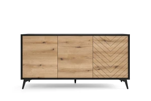 Komoda DIAMOND K154 Dąb evoke I Czarny 