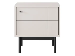 Szafka nocna JAPANDI S54 | Cashmere/Dąb Linea