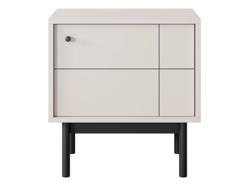 Szafka nocna JAPANDI S54 | Cashmere/Dąb Linea