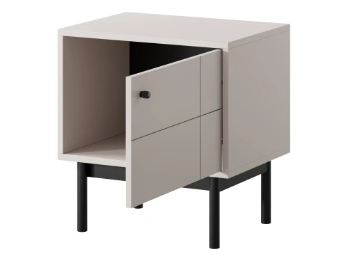Szafka nocna JAPANDI S54 | Cashmere/Dąb Linea