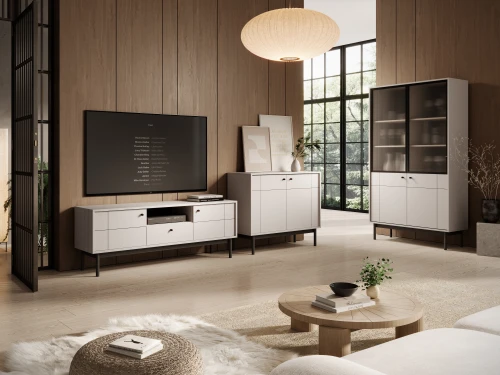 Komoda JAPANDI K104 | Cashmere/Dąb Linea  