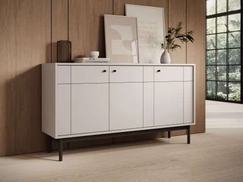 Komoda JAPANDI K154 | Cashmere/Dąb Linea   