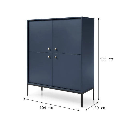 Komoda MONO MK104   | Beż piaskowy / Granat    