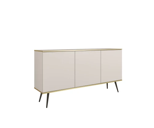 Komoda  ORO K160  I Beż I Biała I Czarna 