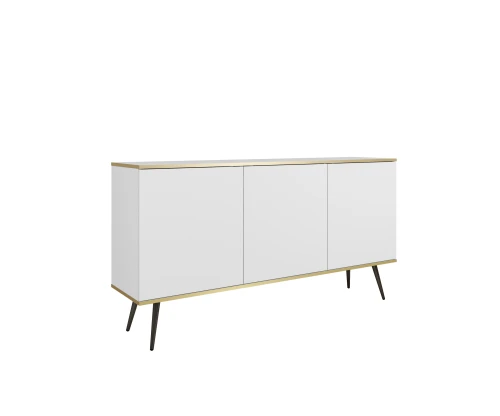 Komoda  ORO K160  I Beż I Biała I Czarna 