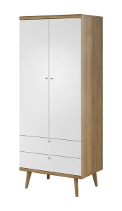 Szafa  PRIMO PSZ80 Dąb riviera / biały 
