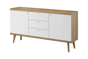 Komoda PRIMO PKSZ160 Dąb riviera / biały 