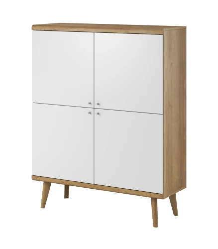 Komoda PRIMO PK107 Dąb riviera / biały   