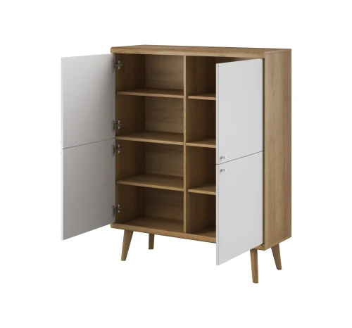 Komoda PRIMO PK107 Dąb riviera / biały   