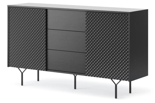 Komoda RAVEN KSZ144 2D I Czarna