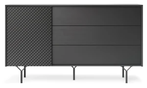 Komoda RAVEN KSZ144 I Czarna 