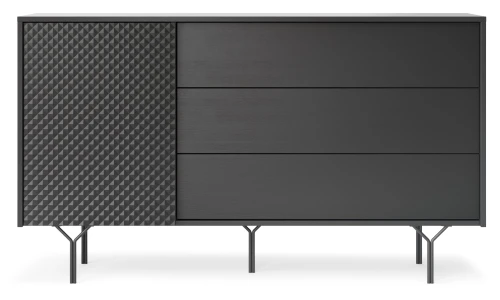 Komoda RAVEN KSZ144 I Czarna 