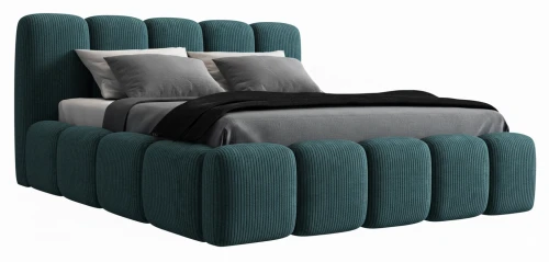 Łóżko tapicerowane 140x200 z pojemnikiem Fiesse I Poso 125 I Outlet- 36160