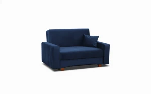 Sofa Rozkładana Z Funkcją Spania Lux 2 I Itaka 11  Granatowy (Outlet -37172)
