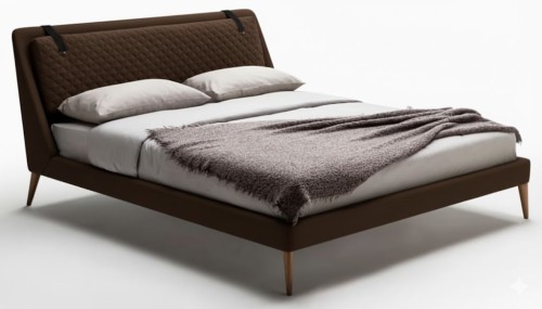 Łóżko 200x200 tapicerowane Banzano | Sawana 03 | Outlet 38374