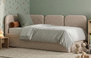 Łóżko tapicerowane z pojemnikiem Venosa