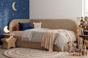 Łóżko tapicerowane z pojemnikiem Vocca