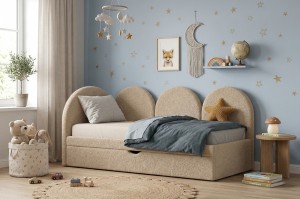 Łóżko tapicerowane z pojemnikiem Varco