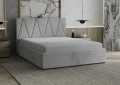 Łóżko tapicerowane z pojemnikiem PIANI | Slim